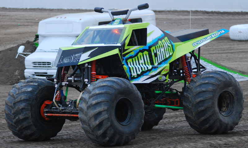 Joliet, Illinois - Monster Truck Mayhem - August 9, 2014.