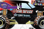 Team Survivor Monster Truck Rendering