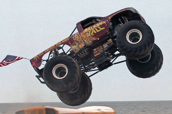 Walking Tall - Charlotte Motor Speedway - Back To School Monster Truck Bash