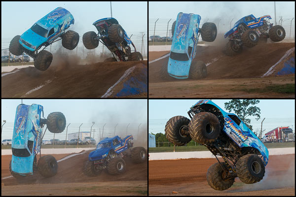 Hooked versus Bigfoot - 2015 Back To School Monster Truck Bash