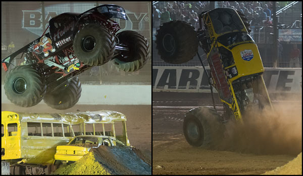 Heavy Hitter and Wrecking Crew - 2015 Back To School Monster Truck Bash