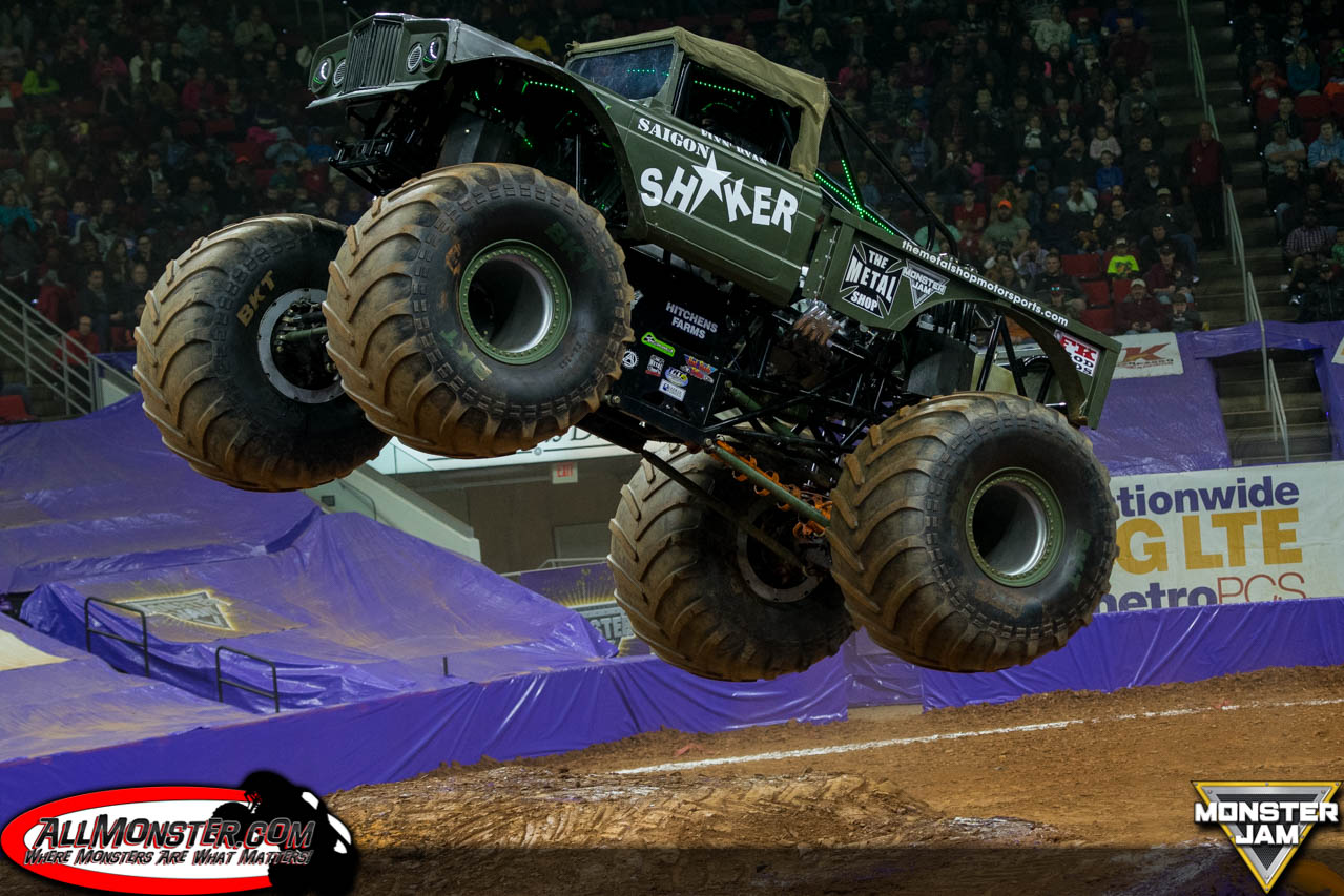 Raleigh, North Carolina Monster Jam April 9, 2016 (Night