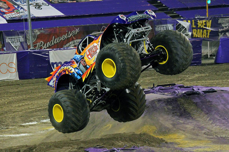 Monster Jam Freestyle Orlando FL 2008, Monster Jam Orlando 2008 Freestyle, By MonsterTruckinatorTV