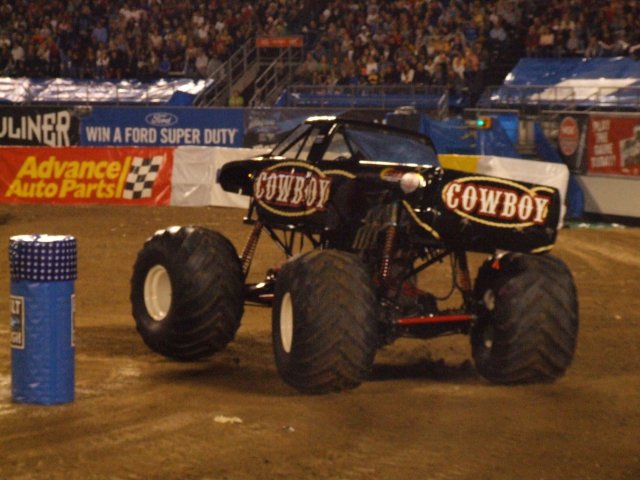 Monster Jam Freestyle Orlando FL 2008, Monster Jam Orlando 2008 Freestyle, By MonsterTruckinatorTV